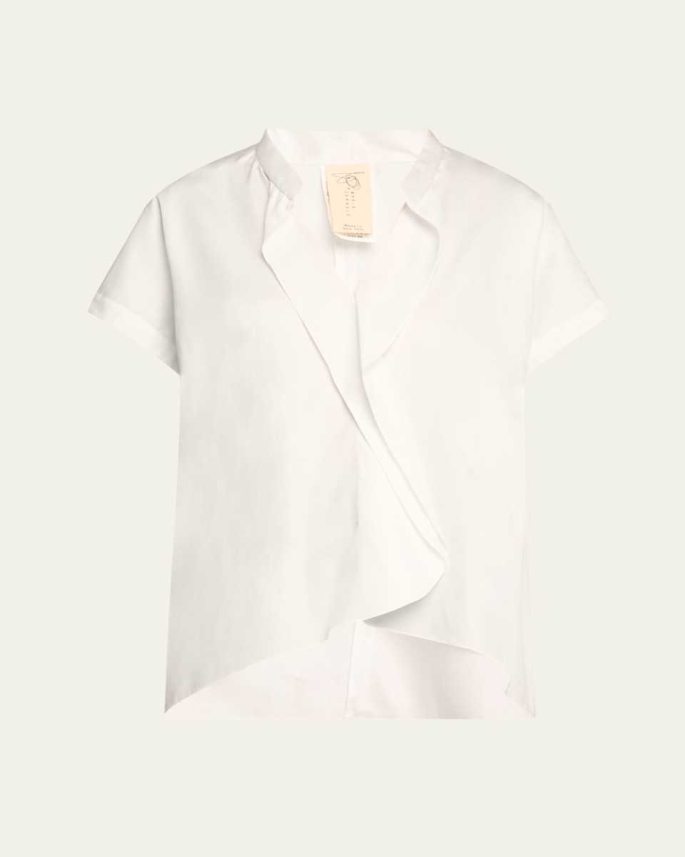 Fin Gaban Ruffle Short Sleeve Top